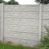 Brick Faced Gravel Board Fence in Concrete Posts Glenealy